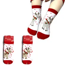 0-5T Cotton Cute Christmas Design Baby Socks Slip-resistant Cartoon New Born Children’s Christmas Socks 8Style