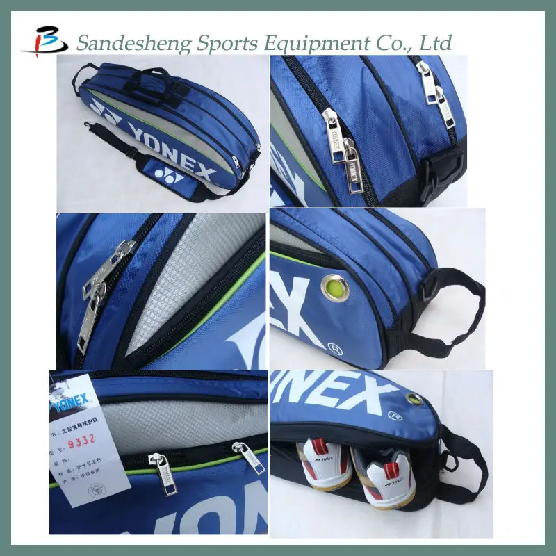 tennis racquet bag with shoe compartment