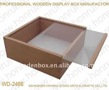 small wooden display box