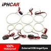Iphcar wholesale car accessories high quality 100% waterproof External COB angel eyes with fog lamp drl for all car