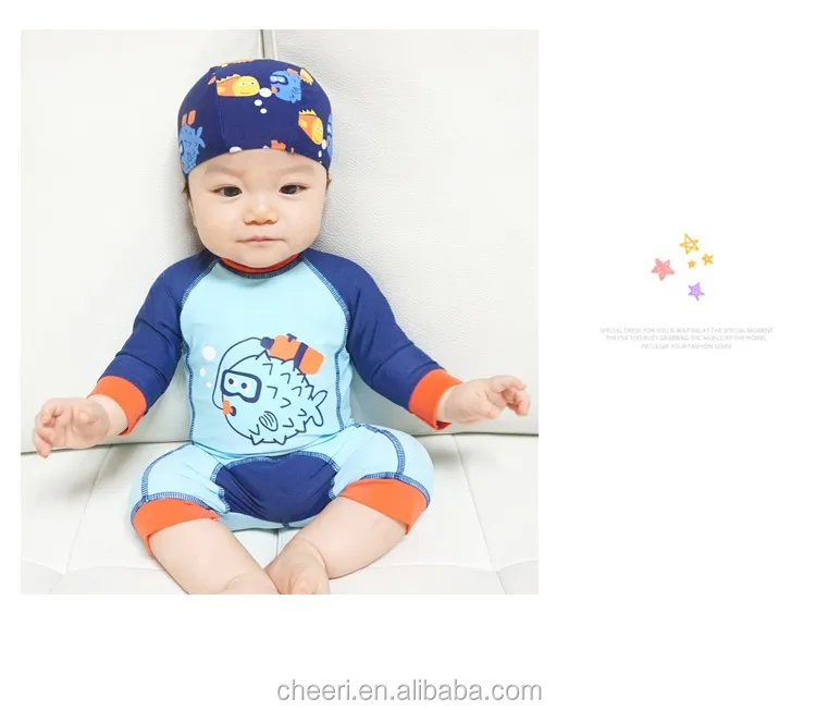 infant boy one piece swimwear