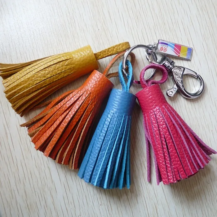 Large Soft Cowhide Leather Tassels For Handbag Buy Leather Tassels
