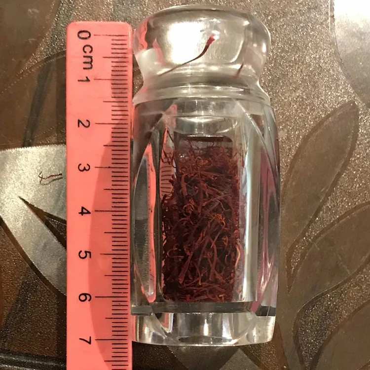 Hot Sale Super Quality 3g 5g Plastic Acrylic Material Saffron Bottle
