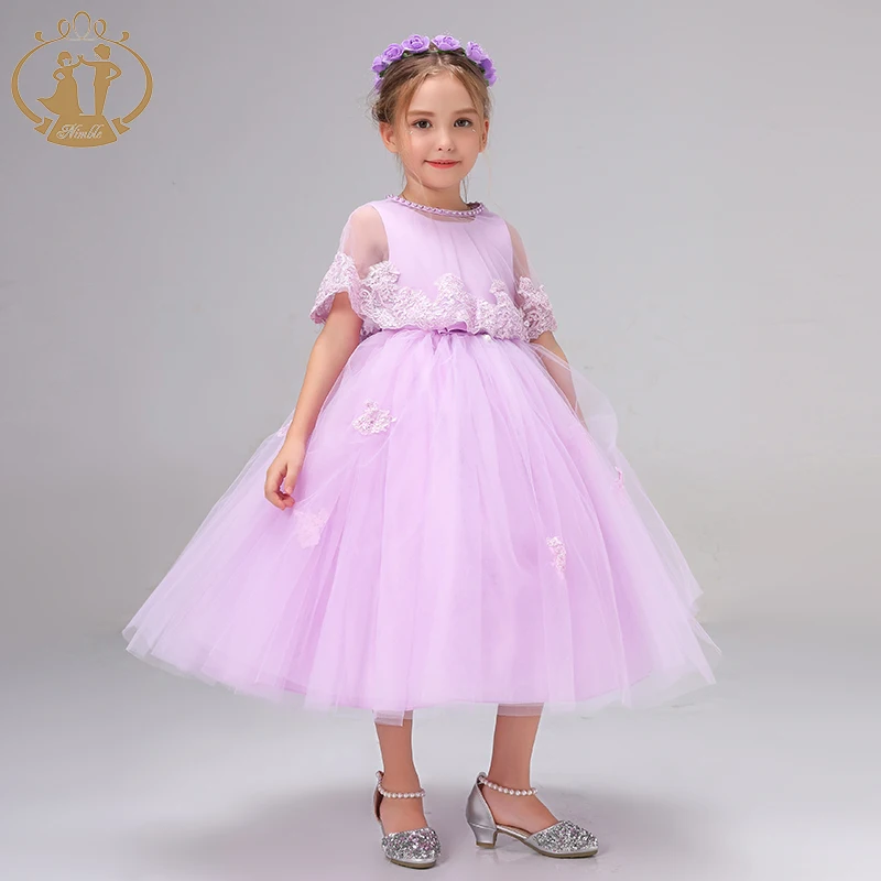 High Grade Satin Pageant Beautiful Dresses For Girls Of 11 Years Old ...