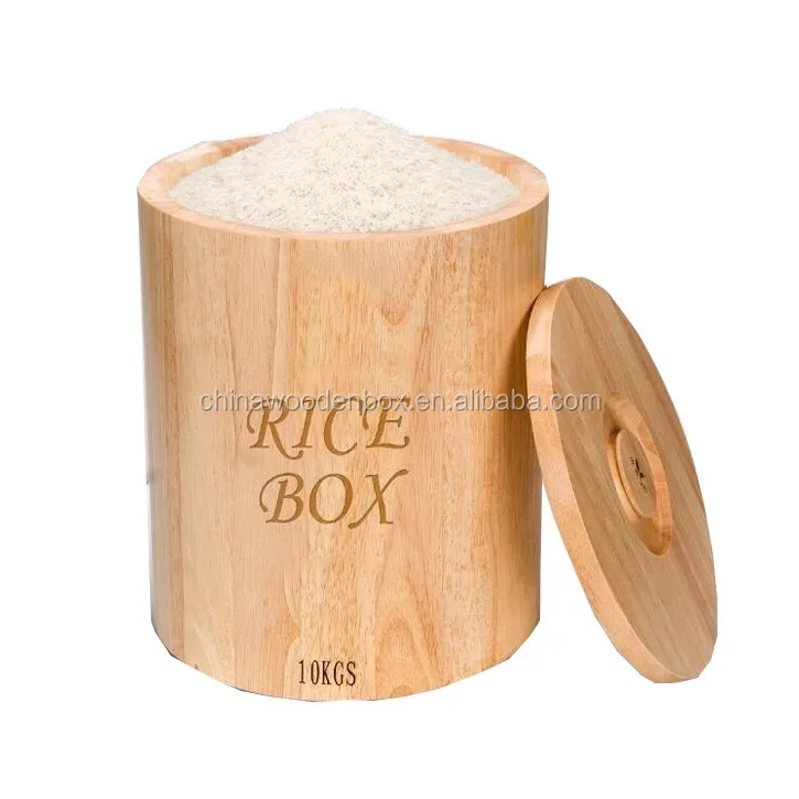 Wooden Rice Bucket Round Rice Bucket Wooden Rice Barrel Buy T Wooden