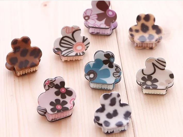 Fashion Hair Accessories Small Decorative Claw Clips Plastic Japanese