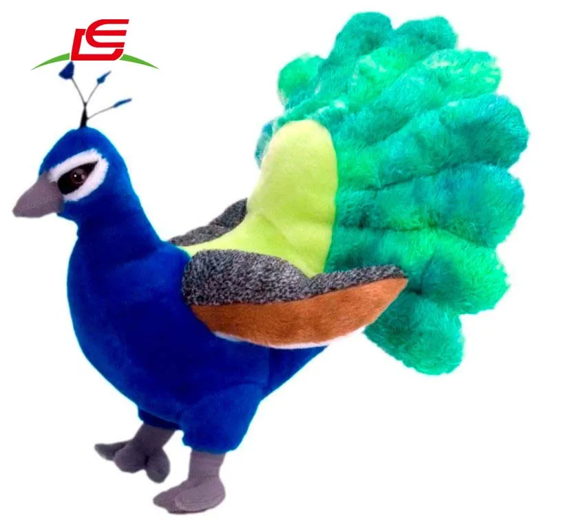 peacock stuffed toy