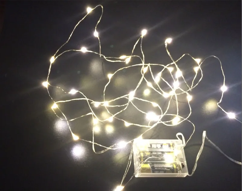 Jardin décor batterie adaptateur pathway lumière led chaîne de ...