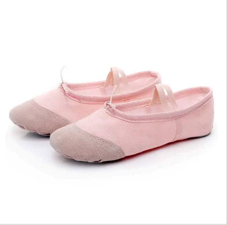 Bs00007 Cheap Leather Toe Ballet Shoes Wholesale Girls Professional