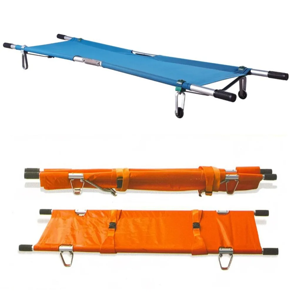 loading 160kg with wheels folding emergency stretcher