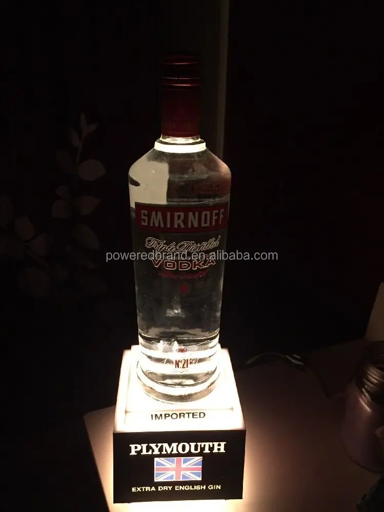 Batterie Powered Led Beleuchtet Glorifier Für Gin Flasche