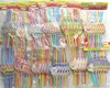 Scoop Spoon Flatware Food Grade Glass Biodegradable Paper Straw