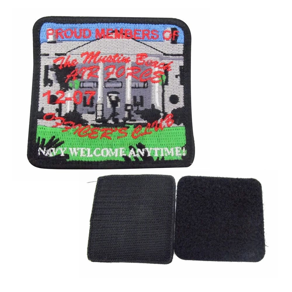 Custom Embroidery Patch Hook And Loop Patch Buy Hook And Loop Patch