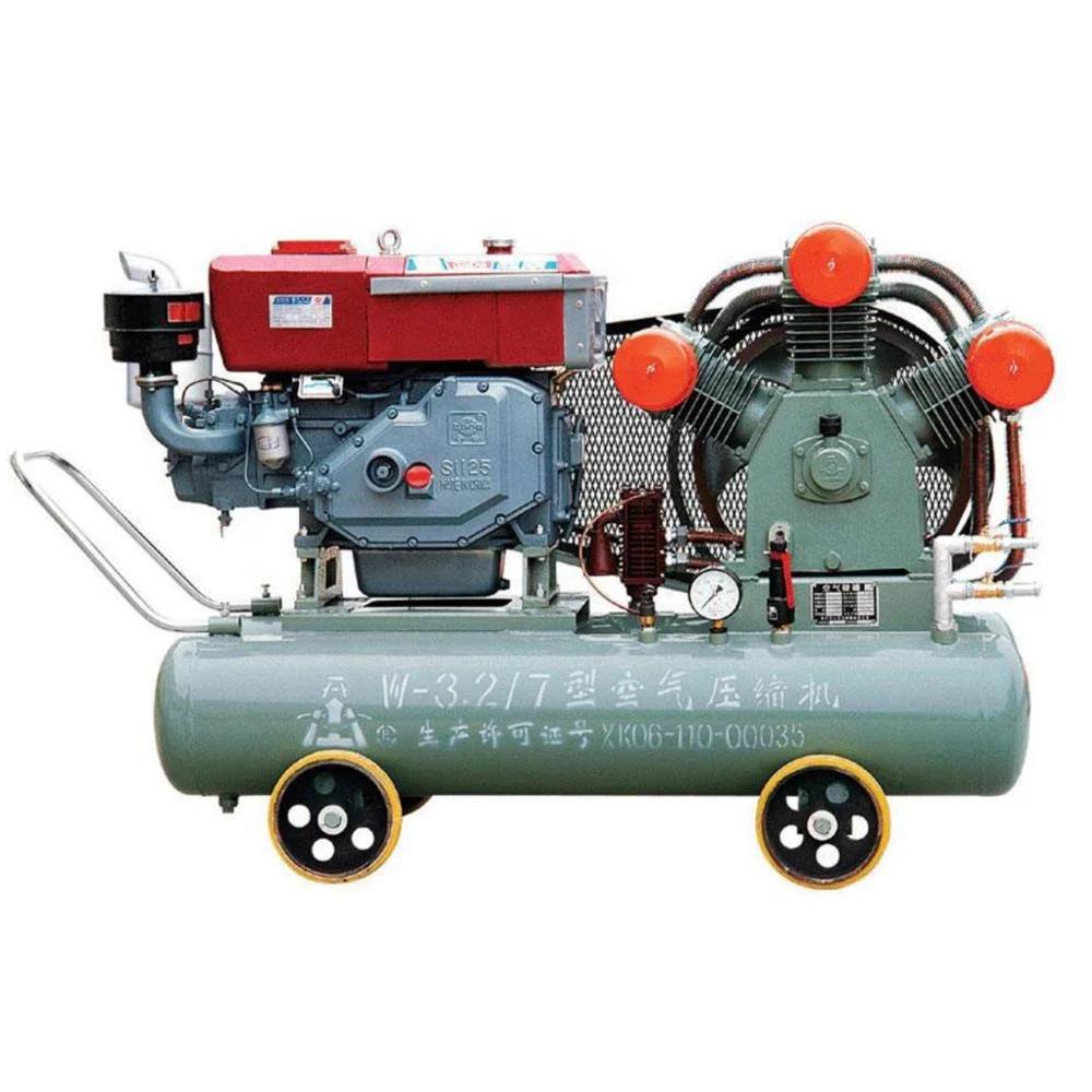 Kaishan 7.5kw High Quality Industrial Piston 2 Cylinder Air Compressor