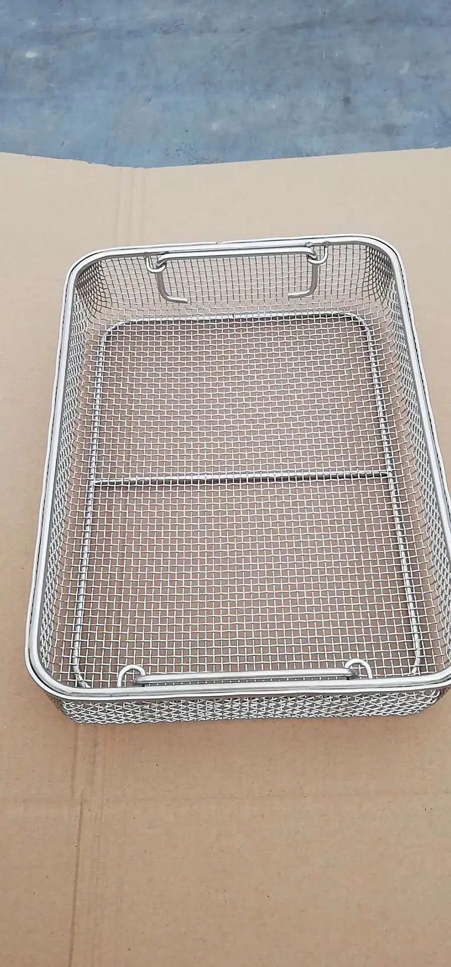 Never Rust Ss304/316 Stainless Steel Mesh Cleaning Parts Washer Metal