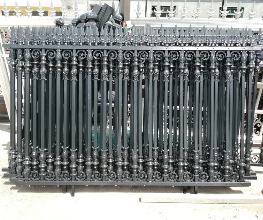 New Design Cheap Wrought Iron Fence Panel Aluminum Metal Picket