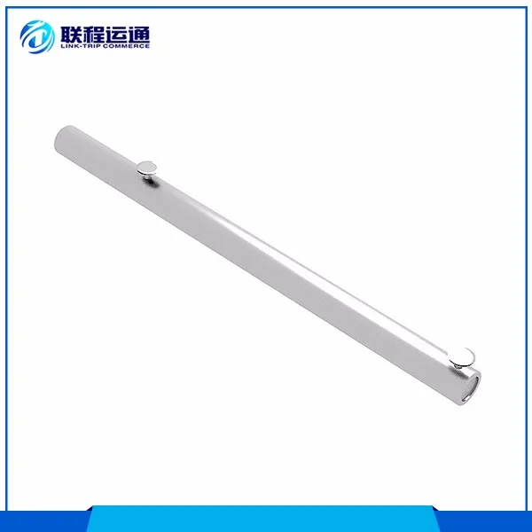 High quality chrome metal glass shelf supports plastic