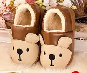 Cute Cartoon warm Kid Slippers Autumn and winter thick home warm cotton slippers /plush slippers /Anti-skid Home House Slippers Fashion Travel Kid gift Slippers Child Footwear/Slippers
