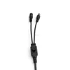 OEM customized waterproof CCTV camera OSD menu control cable 5521 DC female 11 core cable