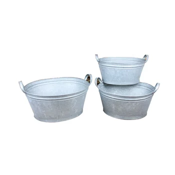 Decorative Galvanized Metal Garden Tubs - Buy Metal Garden Tubs