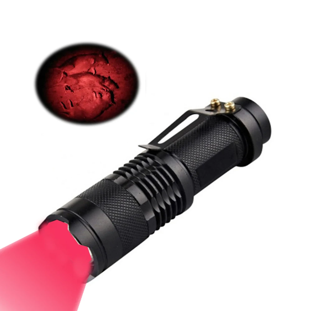 red flashlight