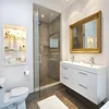 Factory supply direct small vanity new style bath vanity furniture cabinet