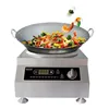 Commercial stainless steel induction wok stove, induction cooker glass ceramic 1 wok range induction