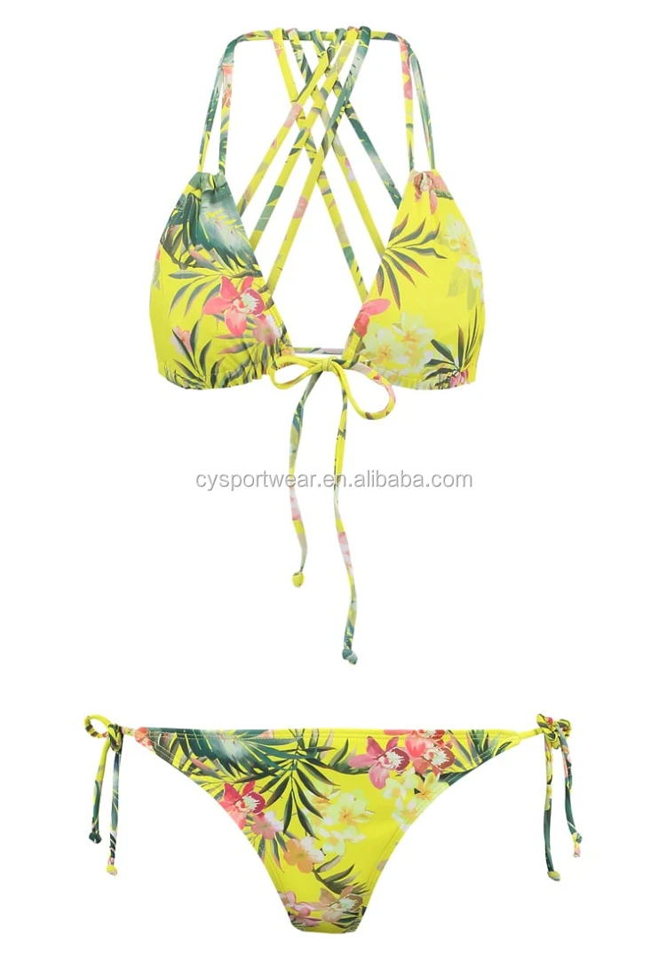 Custom Women Sexy Seamless Brazilian Halter Swimwear Bikini Buy