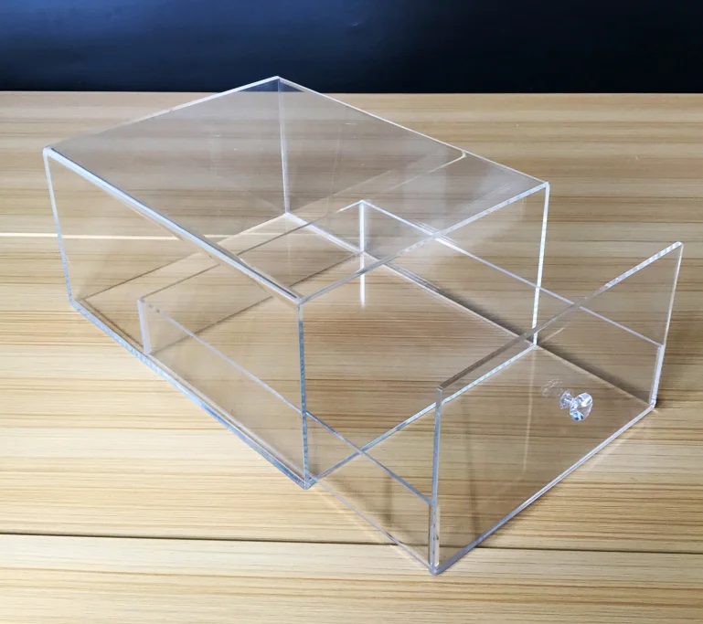 retail clear acrylic waterproof acrylic running shoe display shoes nike acrylic shoe box