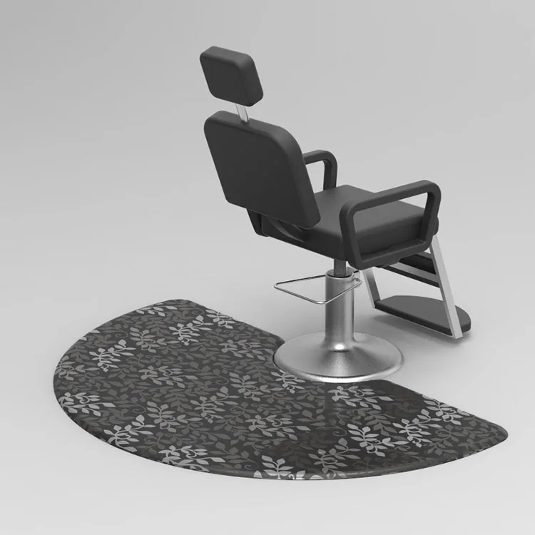 Waterproof Pu Hair Beauty Barber Anti Fatigue Salon Chair Floor