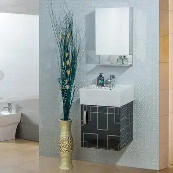 Modern Eco Friendly Stainless Steel Bathroom Vanity Cabinet For Single Apartment Modern Eco Friendly Stainless Steel Bathroom Vanity Cabinet For Single Apartment