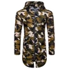 custom casual printed longline slim safaris men jacket