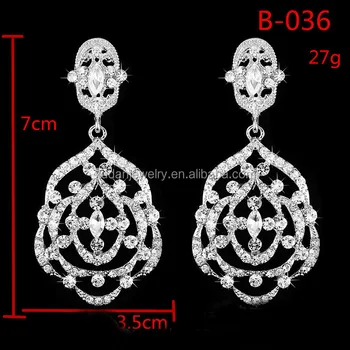 Large Square Rhinestone Princess Accessories Flower Shape Earrings Large Square Rhinestone Princess Accessories Flower Shape Earrings