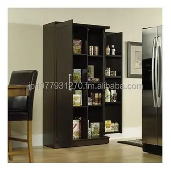 Storage Cabinet Kitchen Organizer Wardrobe Home Office Wood Armoir