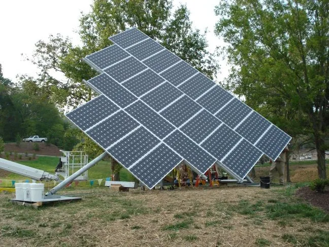 Single-axis Tilted Solar Tracker - Buy Single Axis Solar Tracking ...