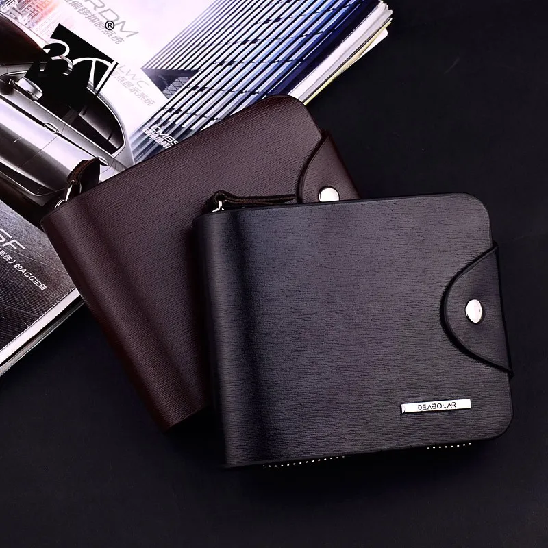 Bt Hot Selling Custom Funky Unique Short Pu Leather Men Wallets Buy