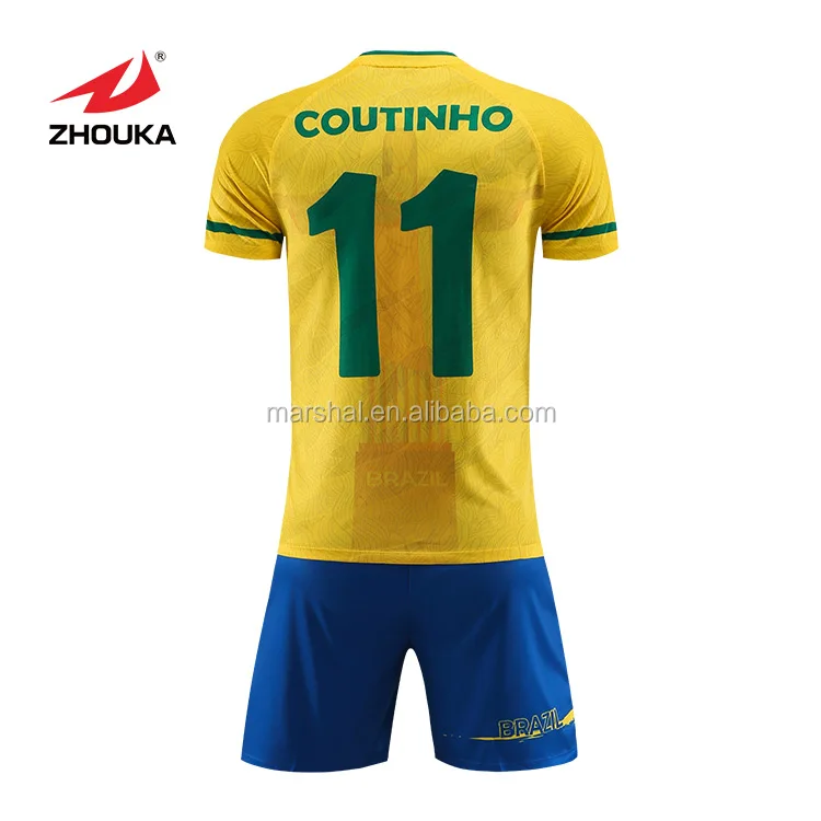 Find More Soccer Jerseys Information about diy soccer jersey,top quality  yellow soccer shirt,cheap football unifo…