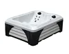 White or golden acrylic spa swim spa for 2-3 person hot tubs