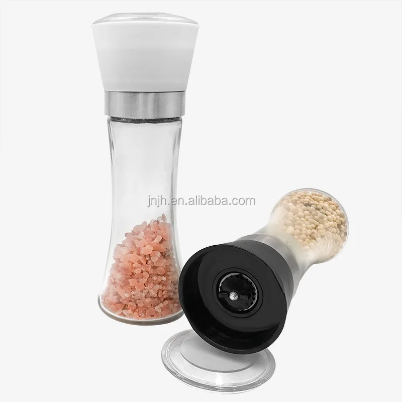 Pakistan Plastic Salt Mill 200ml Pet Bottle With Hand Spice Grinder