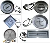 Outdoor FIREGLASS Fireplace glass Fire Pit Fire shapes Gas logs