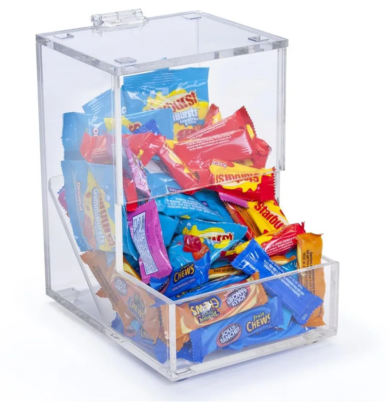 Professional Clear Amazon Acrylic Candy Bin Used Candy