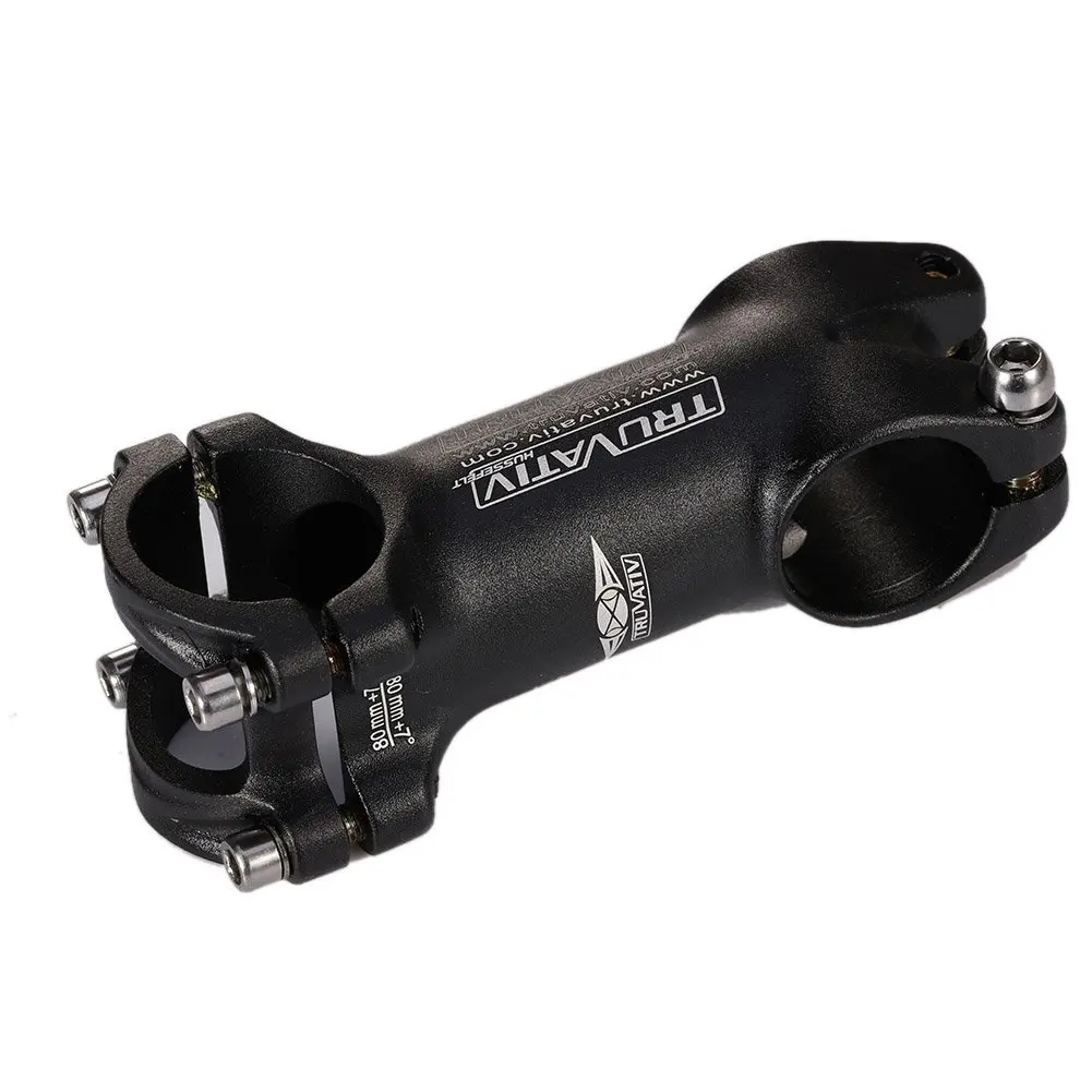 Qzc 31.8mm Aluminum Alloy Cycling Mountain Bike Short Handlebar Stem Riser Bicycle Stem Increased Control Tube Extend Adjustable Handlebar Stem