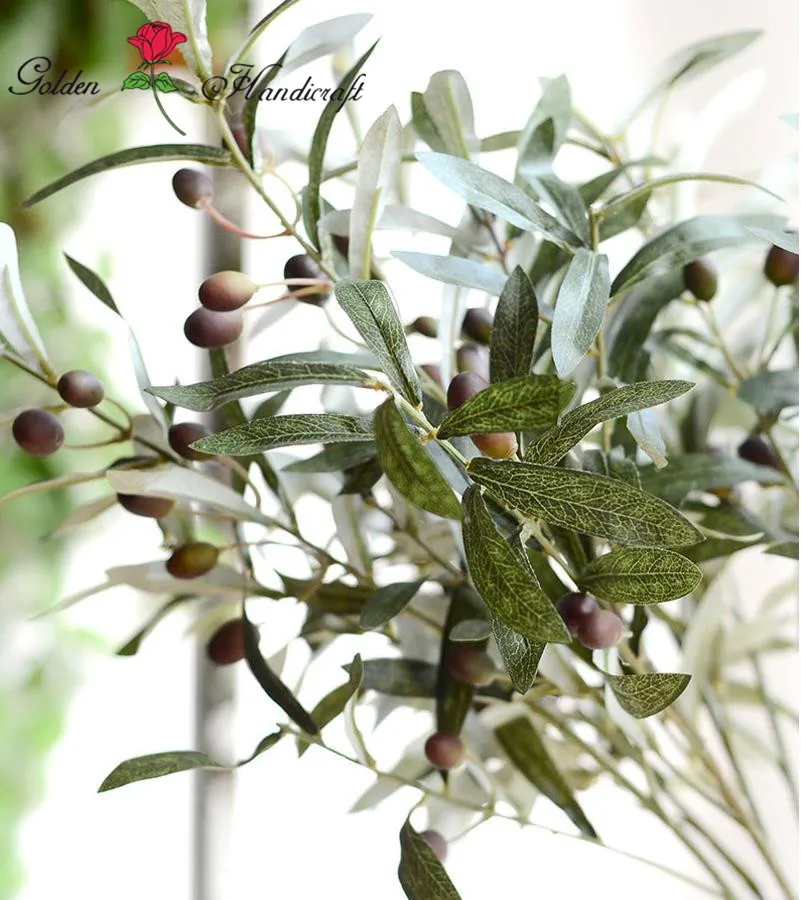 Hot Sale Artificial Silk Olive Branch And Foliage Buy Decorative