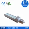 11w g24 led pl light replacing 26w cfl high power plc 2 pin 4 pin led g24 lamp