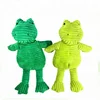 Animal green frog stuffed plush toys china manufacturer