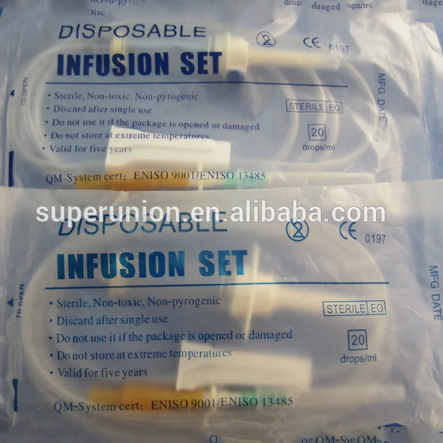 hot sale medical disposable infusion set with luer lock