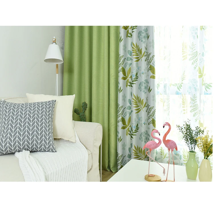 design de moda estilo minimalista nordic sala cortina da janela projeto cortina de tecido de algodao verde buy cortina da janela sala de estar
