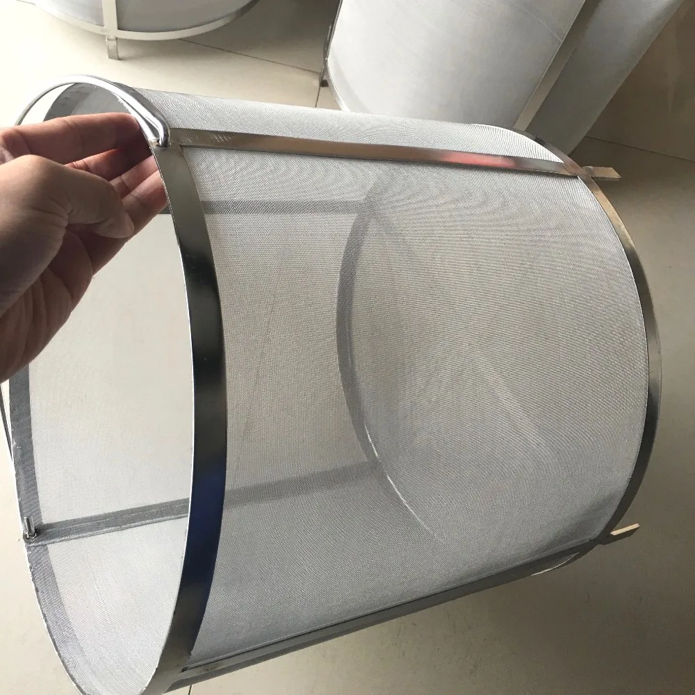 Homebrew 300 400 Micron Stainless Steel Mesh Filter Basket / Hop Filter
