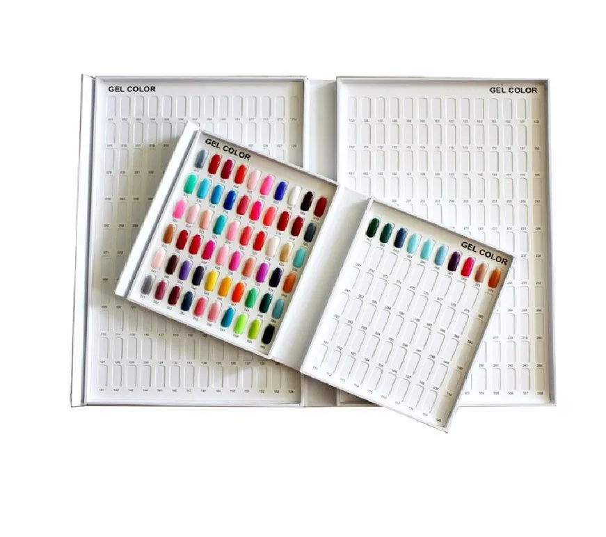 New Design 120 Spaces Nail Polish Color Book Nail Art Gel Color Display