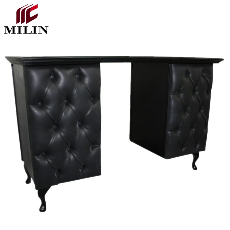 Modern Black Manicure Tables For Sale With Double Nail Seats Buy
